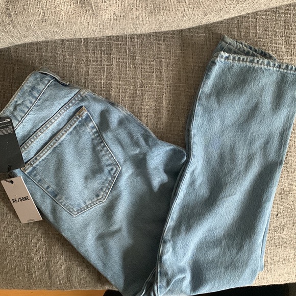 RE/DONE 70s Straight-Leg Distressed Jeans NWT - Picture 3 of 4